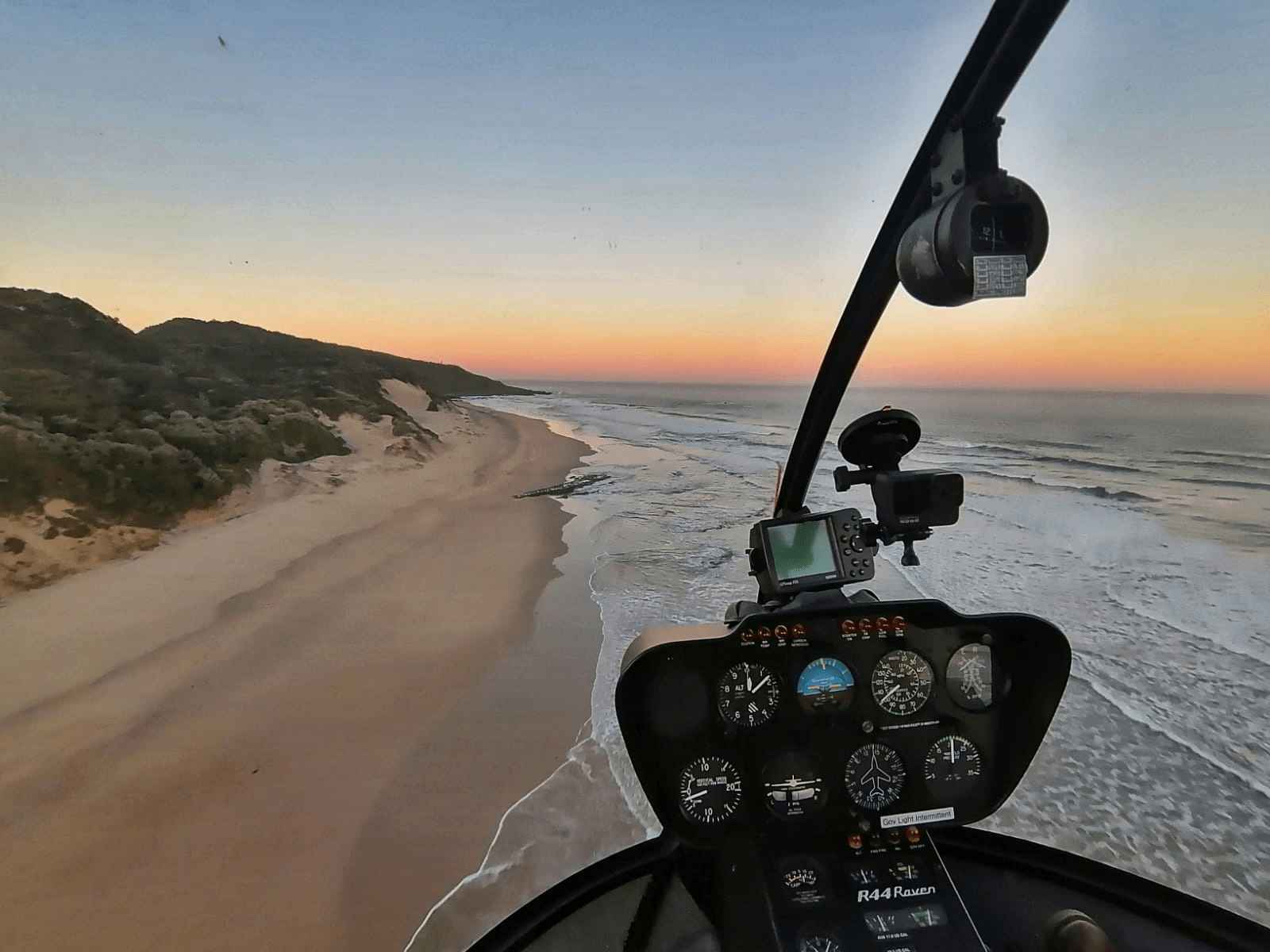 Wild Coast helicopter coastal safari